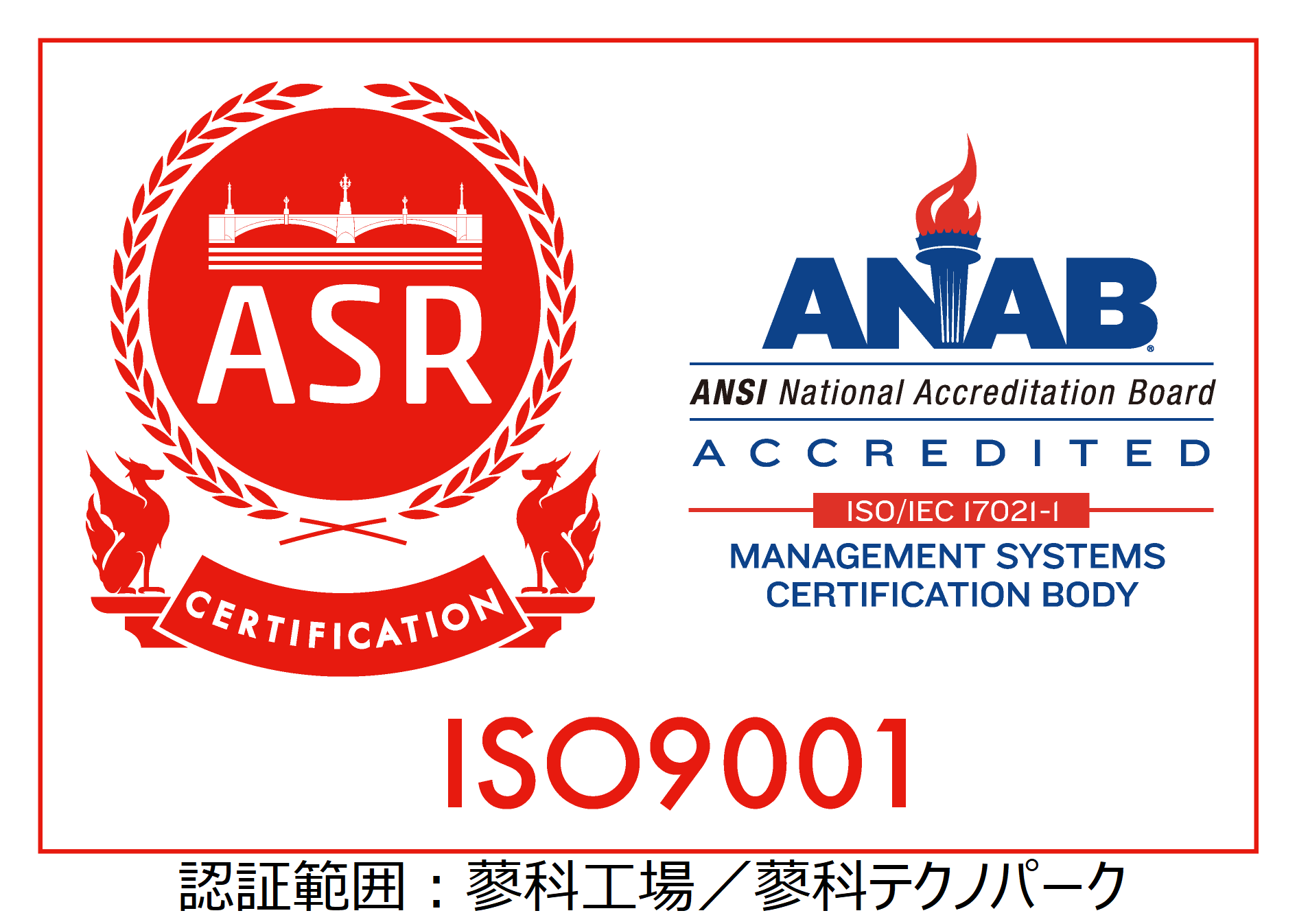 ISO9001マーク